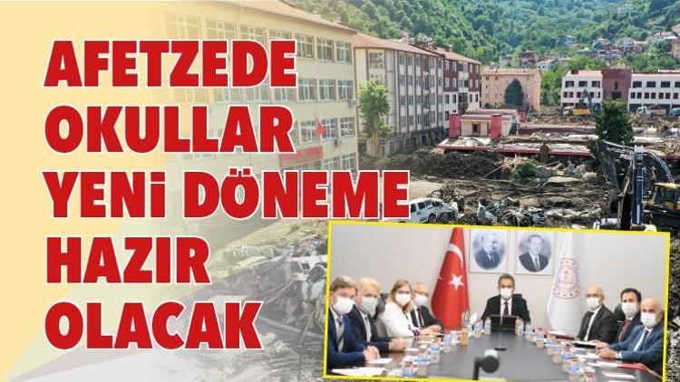 Afetzede okullar yeni döneme hazır olacak