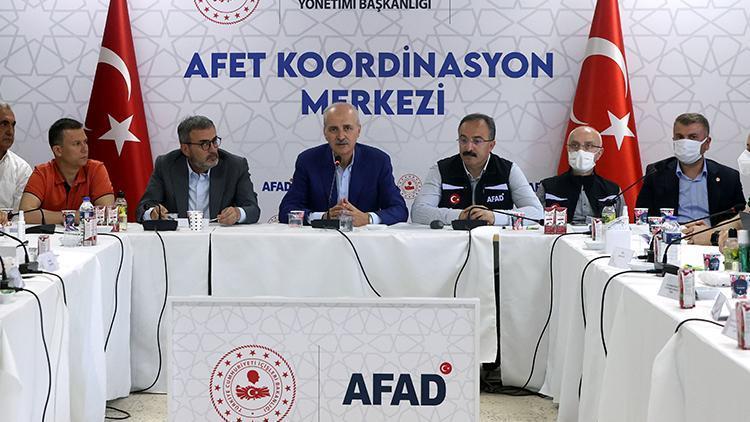 AK Parti Genel Başkanvekili Kurtulmuş, Bozkurtta selden etkilenen bölgelerde incelemelerde bulundu