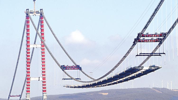 1915 Çanakkale Köprüsü’nün yolu göründü