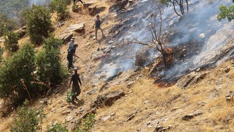 Hakkari Valiliği: Goman Tepe çevresindeki yangın kontrol altında