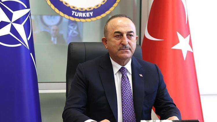 Bakan Çavuşoğlu NATO Dışişleri Bakanları VTC Toplantısına katıldı