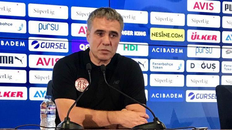 Fenerbahçe - Antalyaspor maçı sonrası Ersun Yanaldan sitem