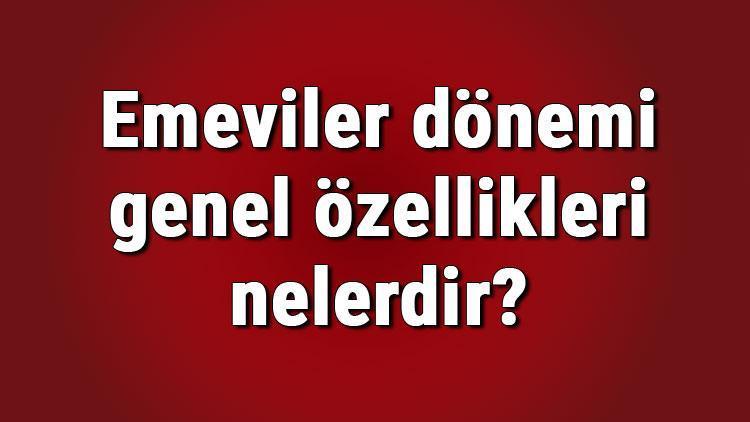 Emeviler dönemi genel özellikleri ve gelişmeleri nelerdir Emeviler dönemi tarihi