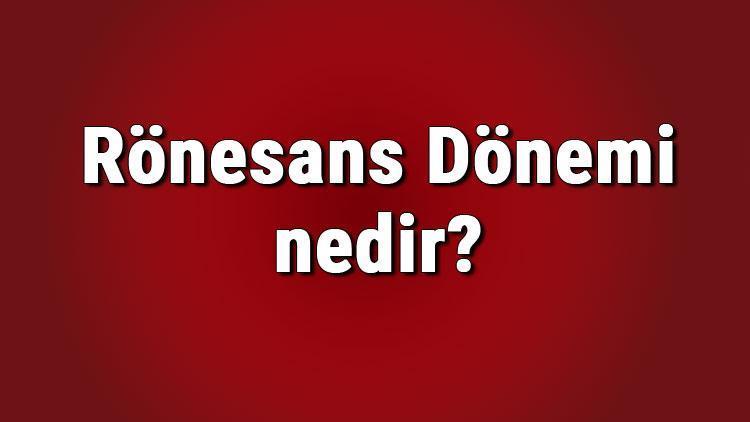 Rönesans Dönemi nedir ne zaman başlamıştır Rönesans Dönemi özellikleri