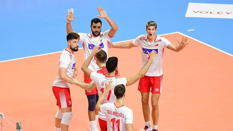 A Milli Erkek Voleybol Takımı, hazırlık maçında Çekyayı yendi