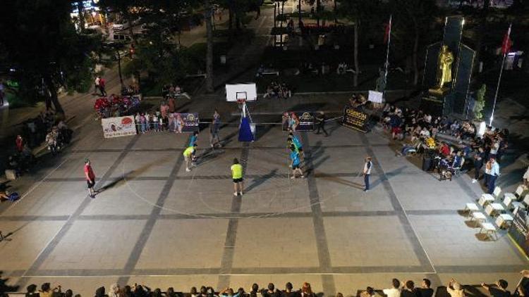 Erbaada sokak basketbolu turnuvası tamamlandı