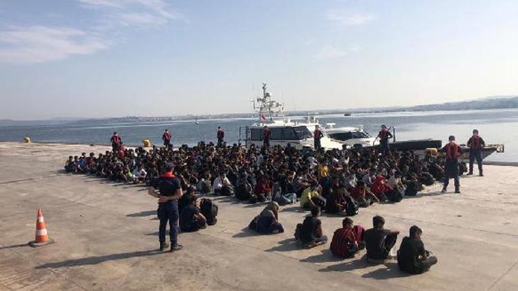 Çanakkale Boğazında 204 kaçak göçmen yakalandı