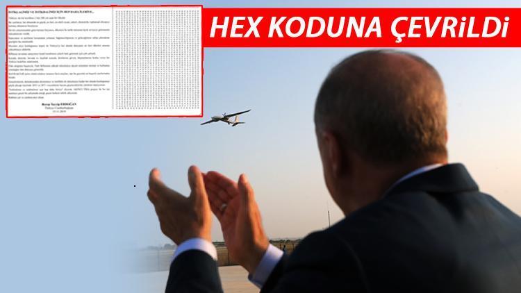 İlk uçuş öncesi Erdoğan yazdı...  Akıncı kod olarak yüklenen o mesaj ortaya çıktı