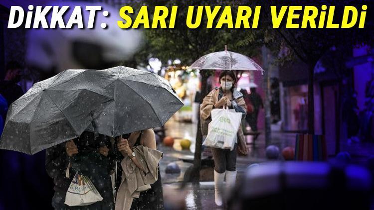 Meteoroloji duyurdu Kuvvetli olacak: Sarı alarm verildi