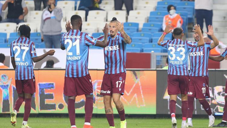Kadrosu değişen Trabzonspor ligde firesiz