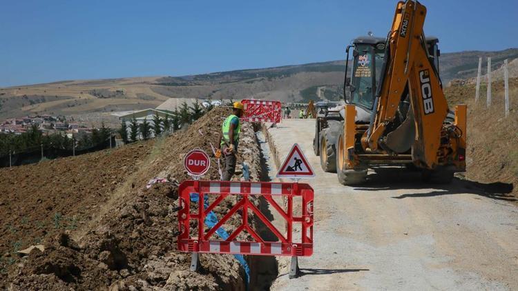 Elmadağ’a 110 km içme suyu şebeke hattı