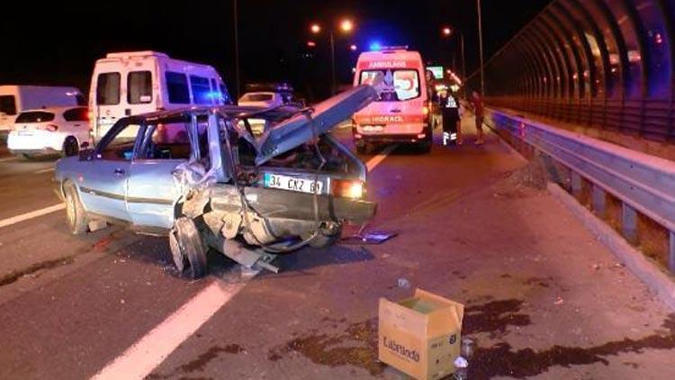 Ümraniyede alkollü sürücü dehşet saçtı: 6 yaralı