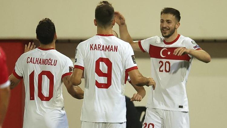 Cebelitarık - Türkiye maçında Hakan Çalhanoğlu şov