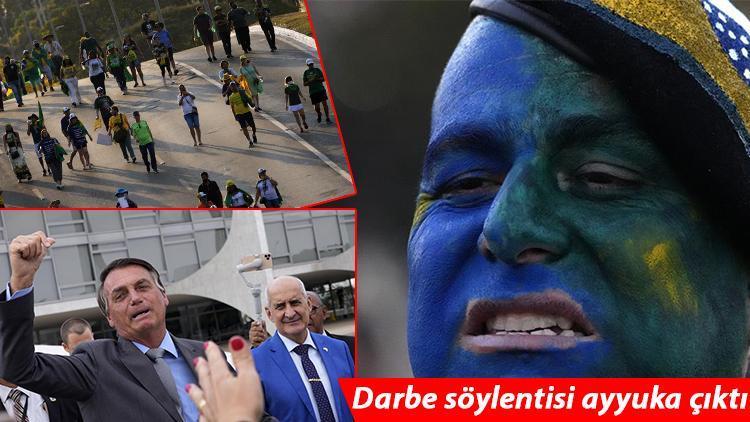 Brezilyada sokaklar karıştı: Bolsonaronun çağrı yaptığı taraftarları AVMye saldırdı