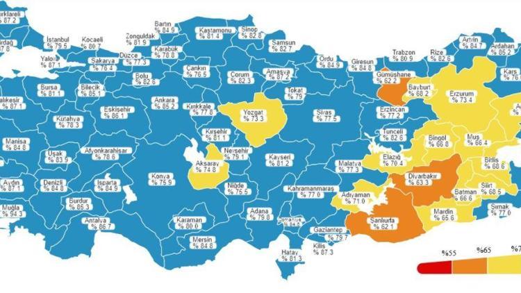 Koronavirüs risk haritasında illerin son durumu nedir İşte il il koronavirüs risk haritası