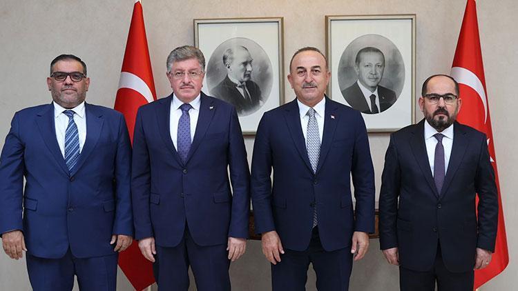 Bakan Çavuşoğlu, SMDK, Suriye Müzakere Komisyonu ve geçici hükümet yöneticileriyle buluştu