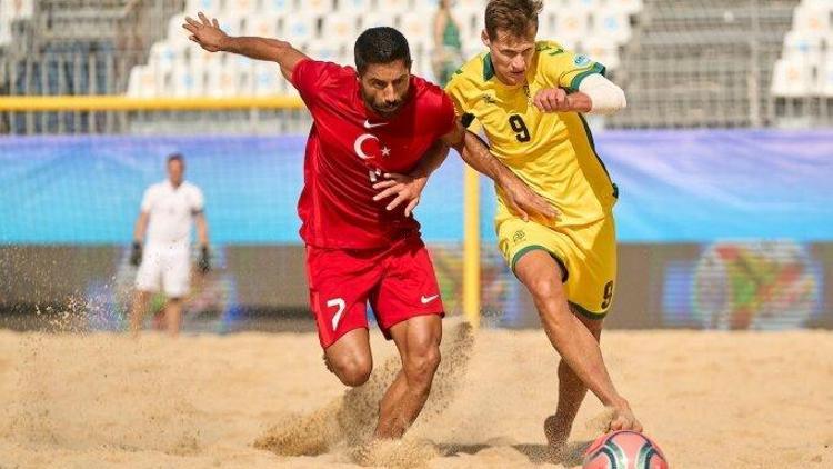 Plaj Futbolu Milli Takımı, Litvanyaya 3-0 mağlup oldu