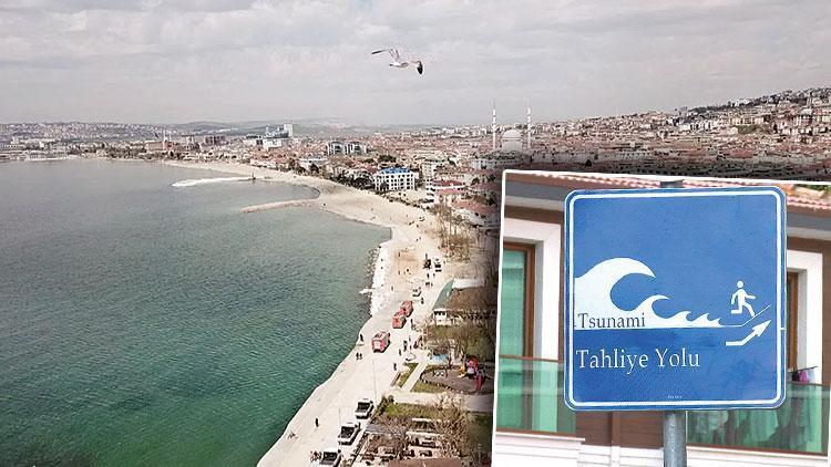 İstanbulda 17 ilçeye tsunamiden kaçış tabelası