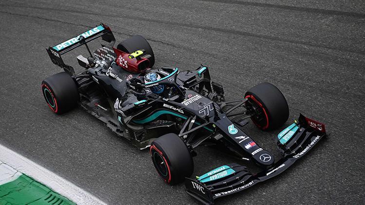 F1 İtalya Grand Prixsinde sıralama turlarının galibi Valtteri Bottas