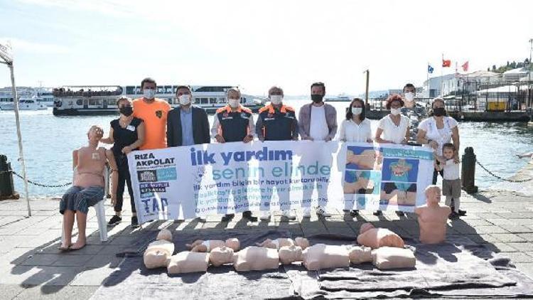 Beşiktaş’ta ‘Dünya İlk Yardım Günü’ için farkındalık çalışması gerçekleştirildi