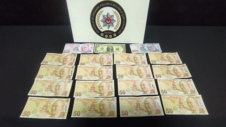 Denizli’de piyasaya sahte para sürdüğü iddia edilen şüpheli tutuklandı