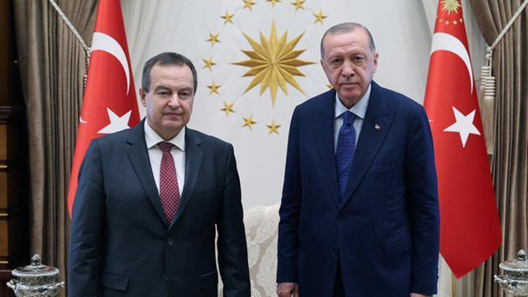 Cumhurbaşkanı Erdoğan, Sırbistan Ulusal Meclis Başkanı Daçiçi kabul etti