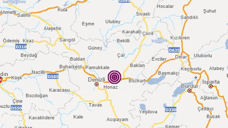 Son dakika... Denizlide 3.7 büyüklüğünde deprem