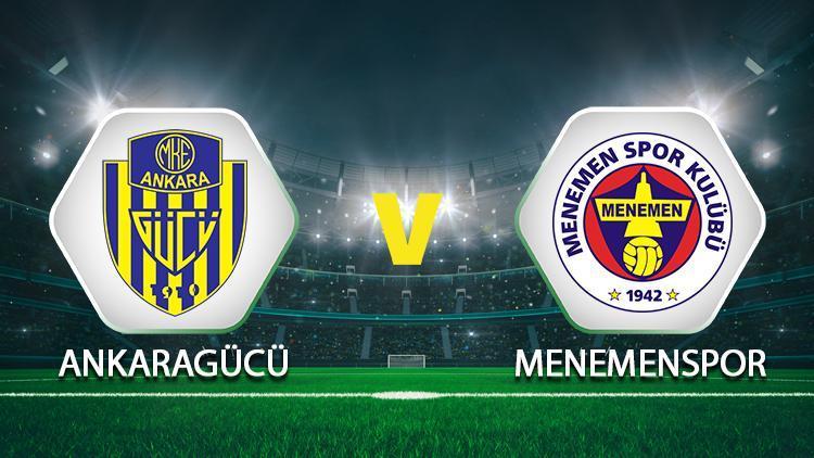 MKE Ankaragücü Menemenspor maçı saat kaçta, ne zaman, hangi kanaldan canlı yayınlanacak MKE Ankaragücü Menemenspor maçı bilgileri