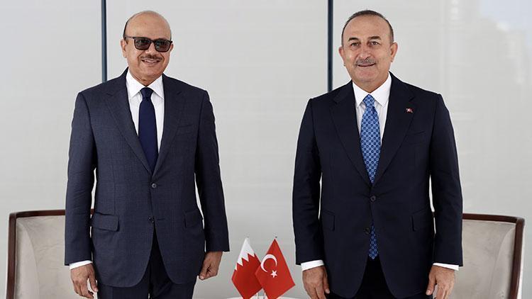 Dışişleri Bakanı Çavuşoğlu, Al Zayani ile görüştü