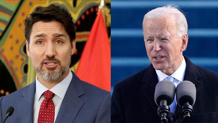 ABD Başkanı Biden ve Kanada Başbakanı Trudeau görüştü