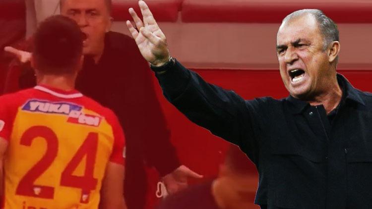 Son Dakika: Kayserispor - Galatasaray maçında gerginlik Terim fena patladı: Sana ne oluyor