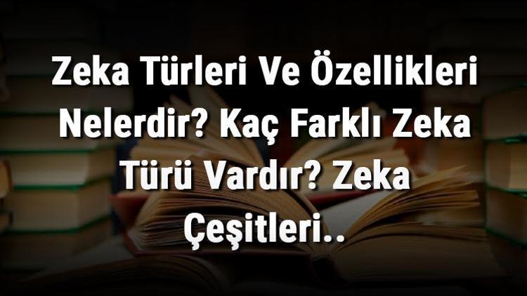 Zeka Türleri Ve Özellikleri Nelerdir Kaç Farklı Zeka Türü Vardır Zeka Çeşitleri..