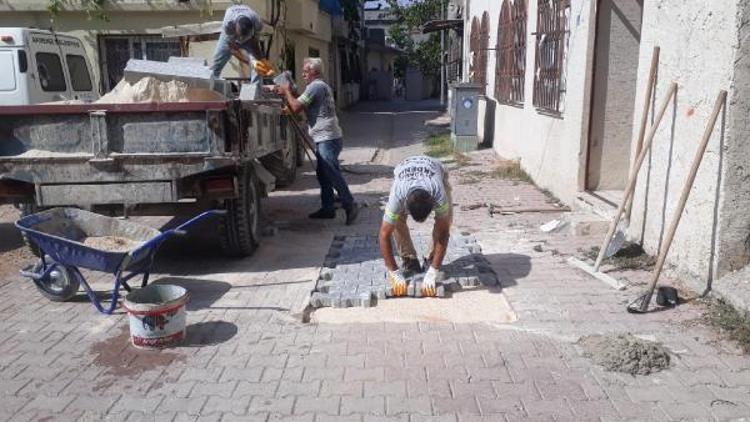 Akdeniz Belediyesi fen işleri ekipleri çalışmalarını sürdürüyor