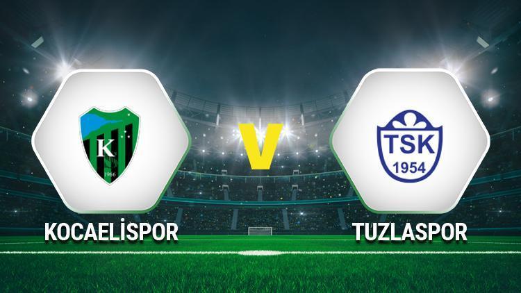 Kocaelispor Tuzlaspor maçı saat kaçta, hangi kanaldan canlı yayınlanacak