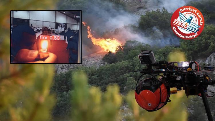 TEKNOFESTte orman yangını detayı: İşte insansız yangın söndürme hava araçları
