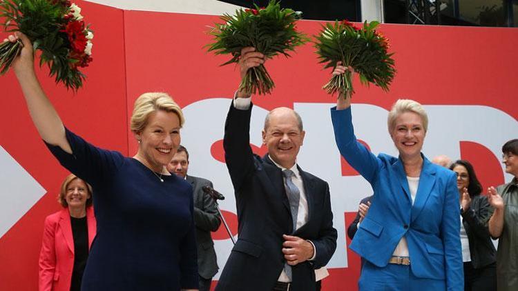SPD, Berlin ve Mecklenburg-Vorpommern’da da kazandı