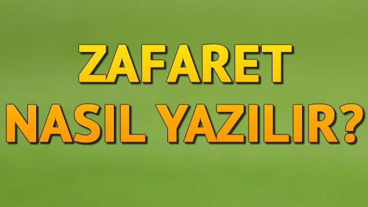 Zarafet Nasıl Yazılır TDKya Göre Zarafet Kelimesinin Doğru Yazımı..