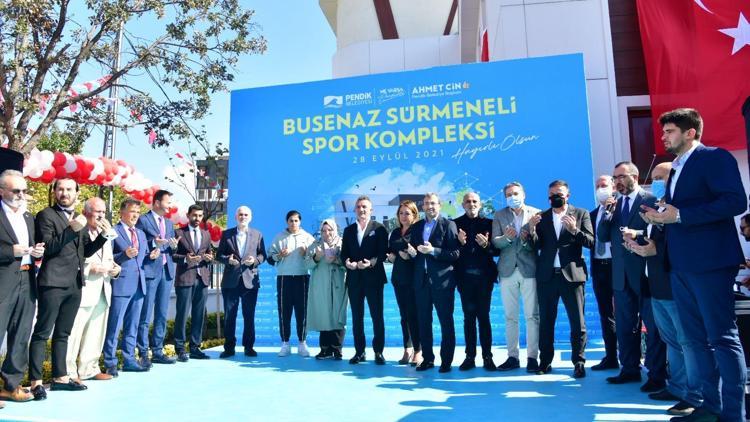 Busenaz Sürmeneli Spor Kompleksi açıldı