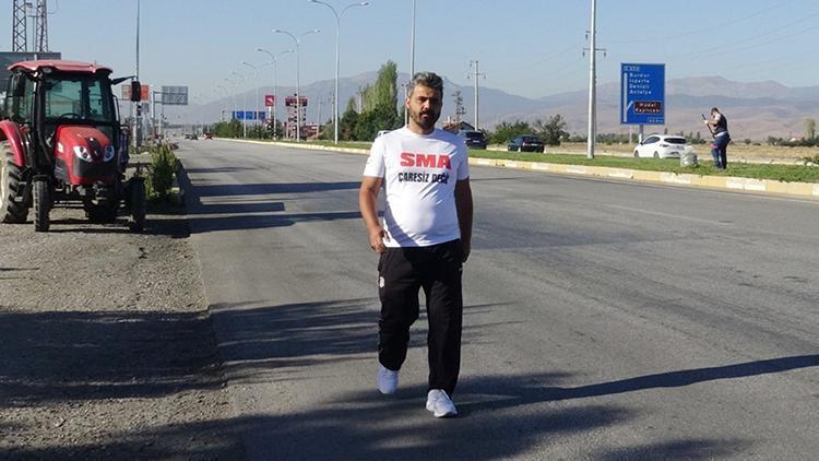 SMA hastalarına destek için Ankaraya yürüyor