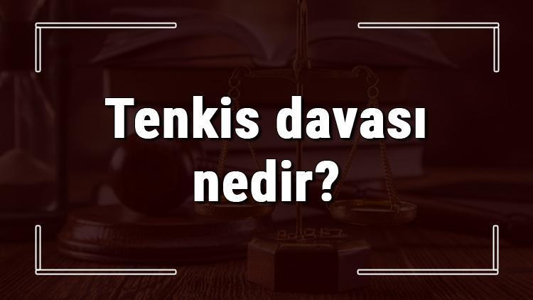 Tenkis davası nedir, ne zaman ve nerede açılır Tenkis davası açma şartları ve zamanaşımı