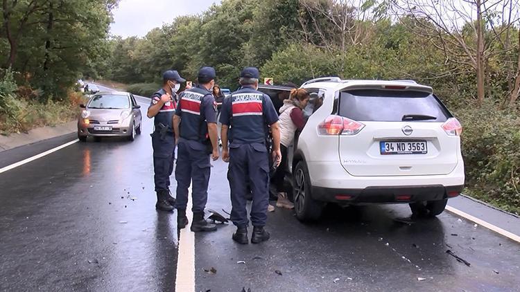 Sarıyerde kaza Motosikletli kurye hayatını kaybetti