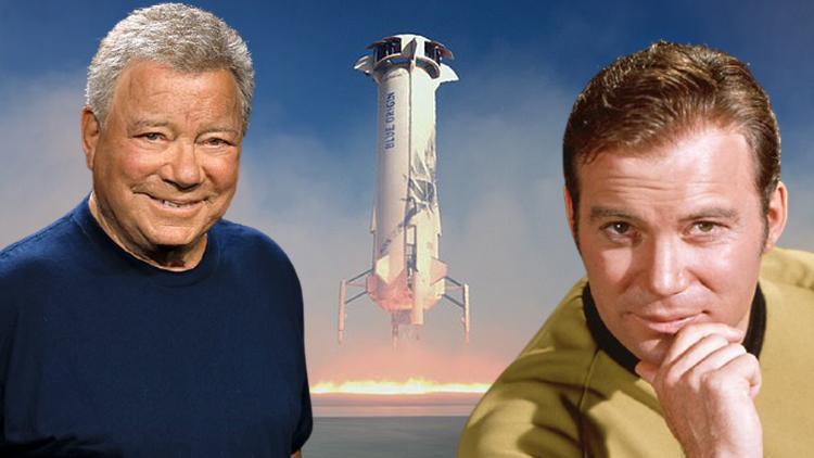 Kaptan Kirk gerçekten uzaya gidiyor  Ünlü aktör William Shatner en yaşlı uzay turisti olmaya hazırlanıyor