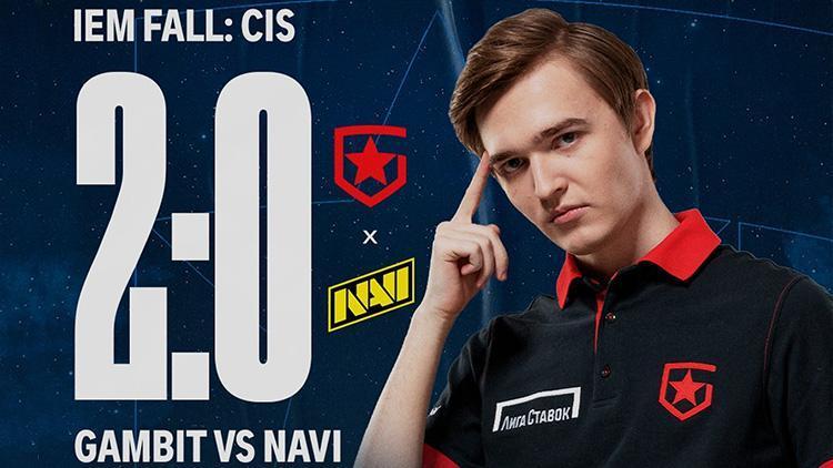 Gambit, IEM Fall BDT derbisinde Natus Vincere’ı yendi