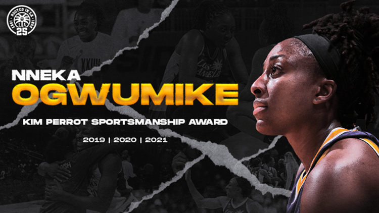 WNBAde yılın sportmenlik ödülü Ogwumikenin