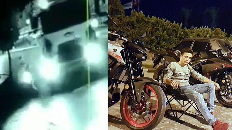 Çöp kamyonuyla çarpışan motosikletin sürücüsü Kaan Solak hayatını kaybetti