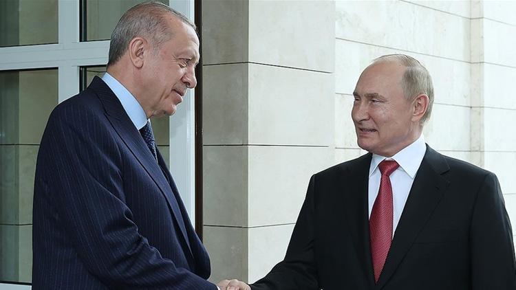 Son dakika: Cumhurbaşkanı Erdoğan, Putin ile görüştü