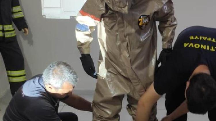 Altınovada tfaiyecilere, kimyasal biyolojik nükleer eğitimi verildi