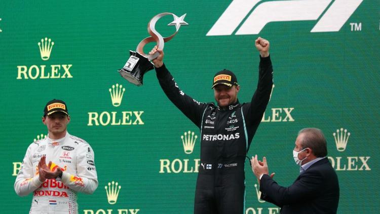 Son dakika: Formula 1 Türkiye GPsinde zafer Bottasın Pilotlar şampiyonasında zirve değişti