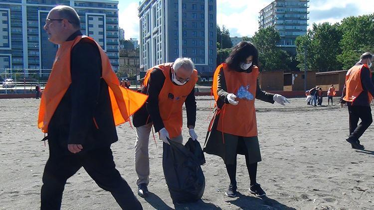 Trabzon sahilindeki çöplerin yüzde 81i plastik çıktı