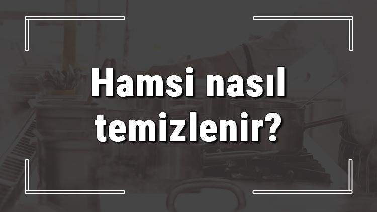 Hamsi nasıl temizlenir? Hamsi sirke ile yıkanır mı? En kolay nasıl yıkanır?